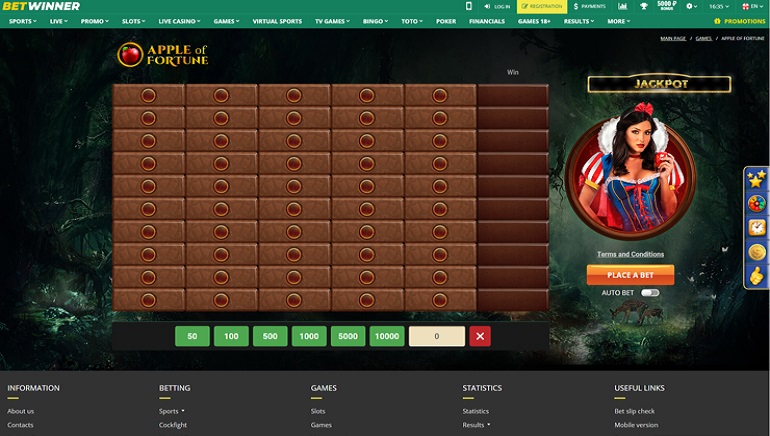 BetWinner Casino لقطة الشاشة 2