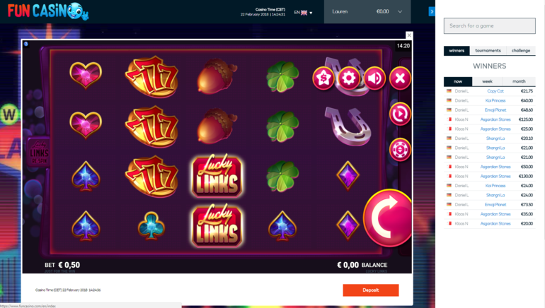 Fun Casino لقطة الشاشة 2