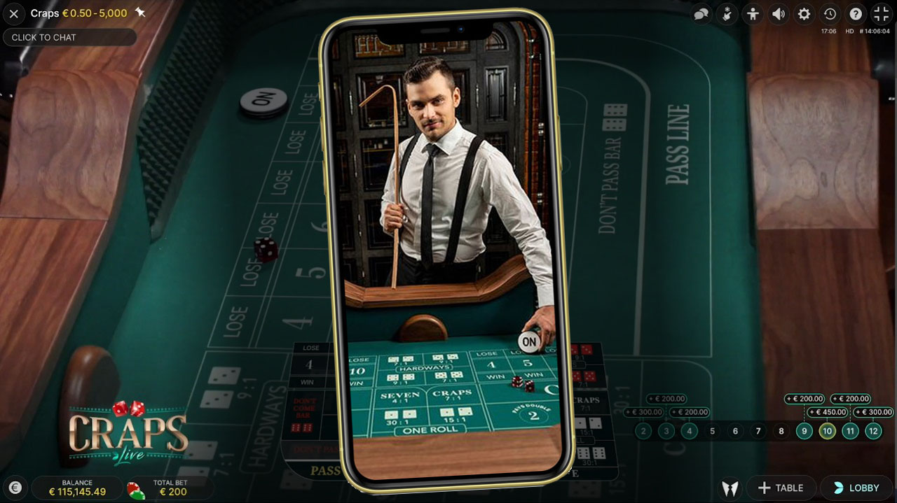 Live Craps Mobile