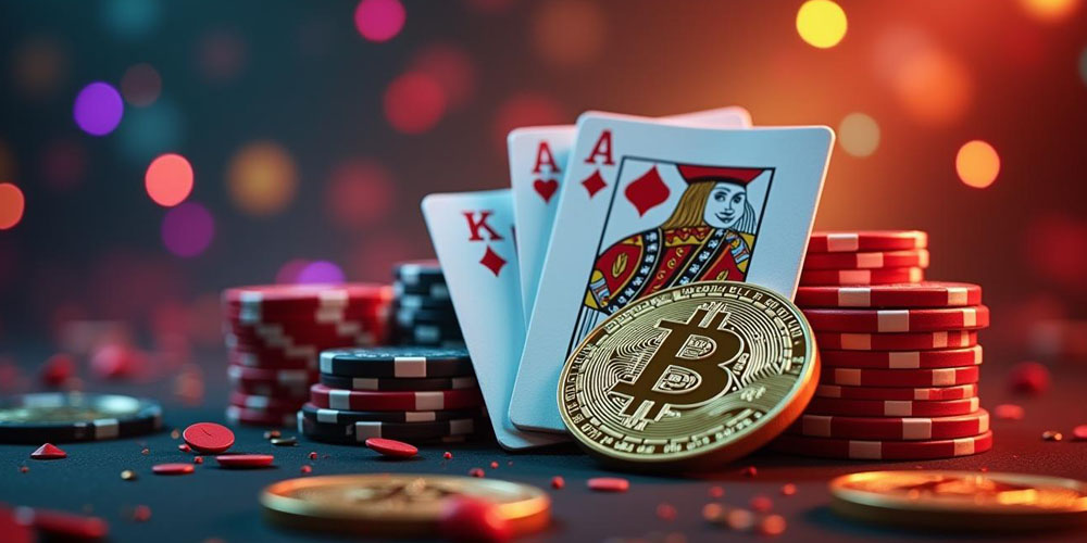 استخدام البيتكوين للإيداع والسحب في الكازينوهات عبر الإنترنت.