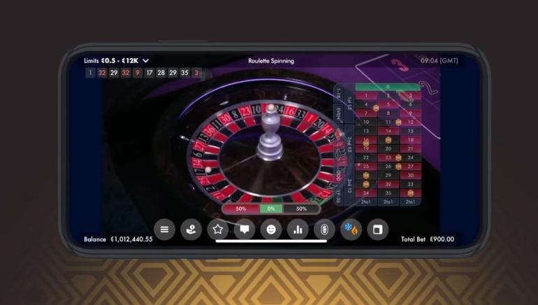  لعبة الروليت الأوروبية المباشرة Live European Roulette لأجهزة المحمول